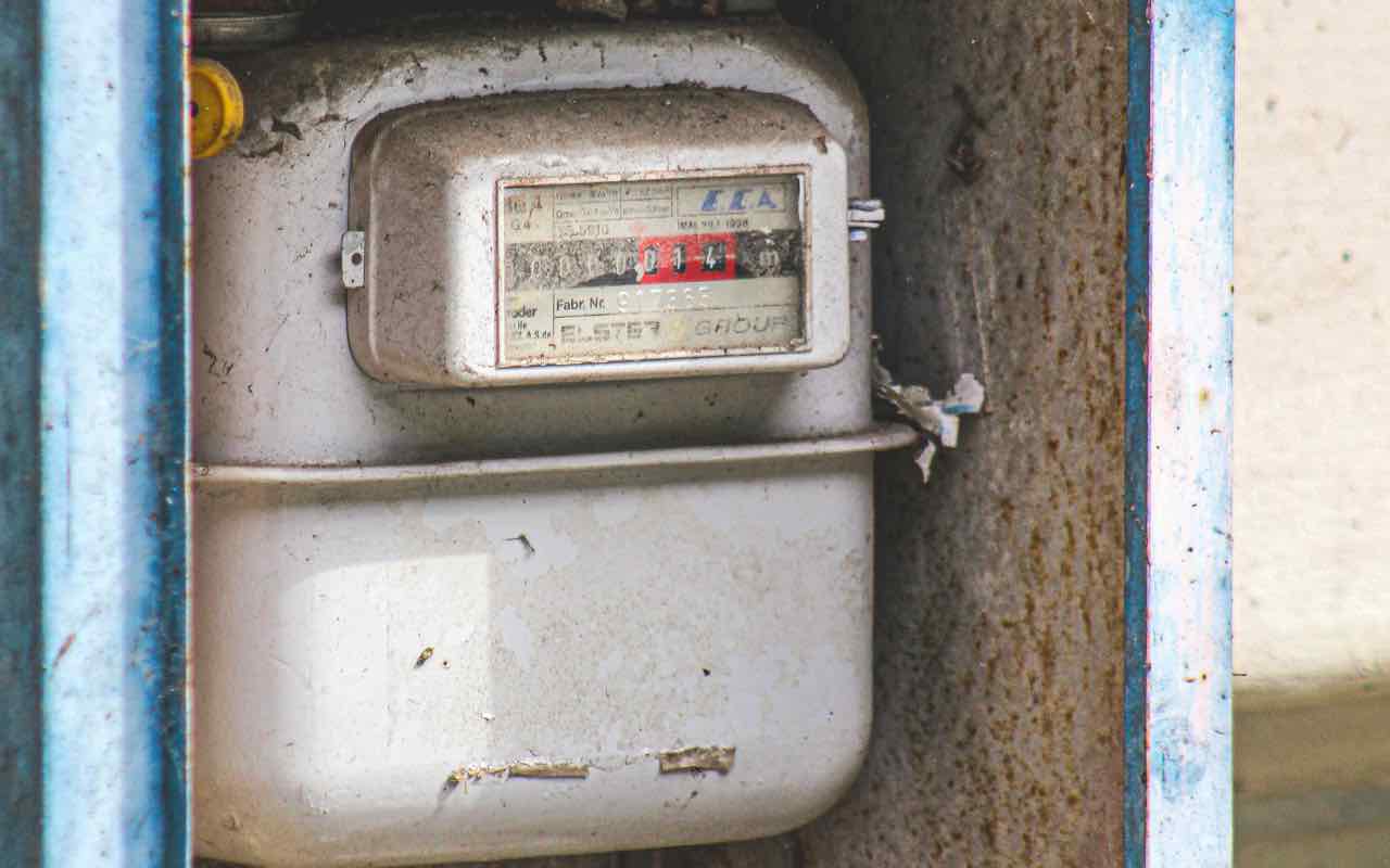 Contatore installato fuori