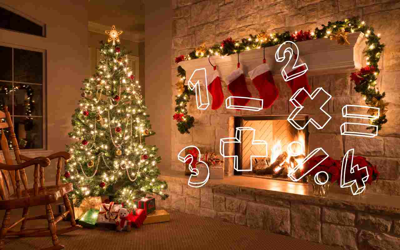 Un albero di natale in una casa accogliente