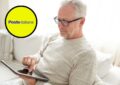 Anziano tablet Poste